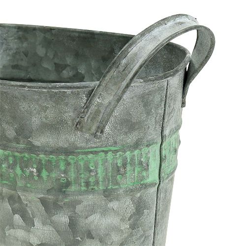 Floristik24 Kattila sinkki soikea 20cm x 12cm K14cm