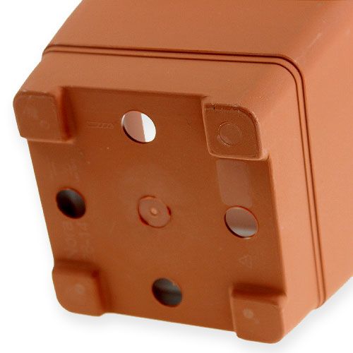 Floristik24 Kukkaruukku "Nora" 14cm x 14cm K11cm terrakotta, 1kpl