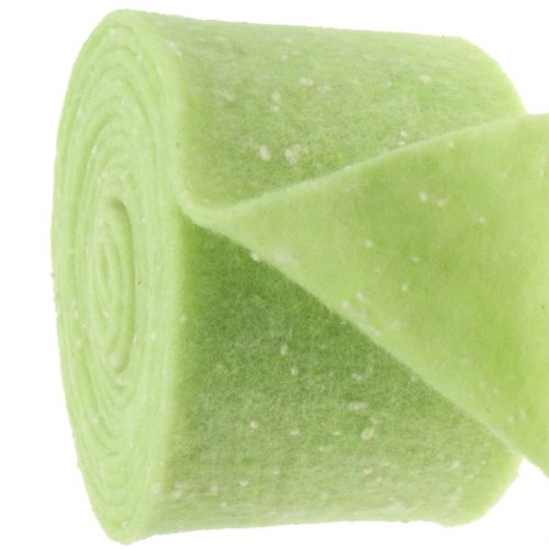 Floristik24 Ruukkuteippi huopateippi vihreä pisteillä 15cm x 5m