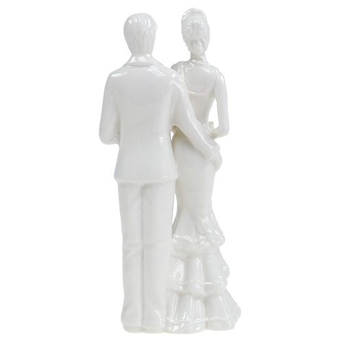 Floristik24 Kakkufiguuri tuorepari valkoinen 17cm