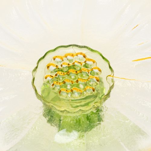 kohteita Koristeellinen lasilautanen jalalla, kukkakuvio, ihanteellinen juhlaviin tarjoiluihin, 15 cm