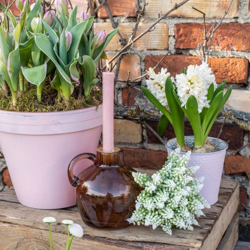Floristik24 Rypälehyasintti tekohyasintti valkoinen 28cm 12kpl nippuna
