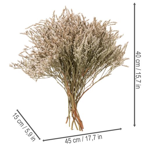 Kuivatut kukkakimppu rantalaventeli Statice nature 1kg | Floristik24.fi