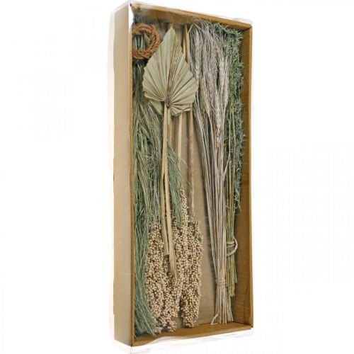 Floristik24 Kuivatut kukat Exotics White-Nature Mix, kuivakukkasekoitus, kuivakukkasekoitus