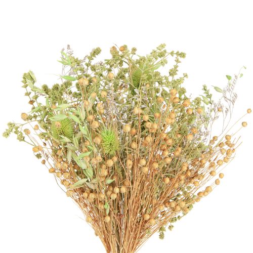 kohteita Kuiva kimppu kauraa pellava minttu luonnonvalkoinen 40cm 80g
