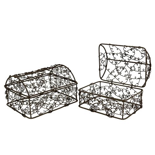 Floristik24 Lankarinta 7,5 cm x 10 cm / 9 cm x 12 cm ruskea 2 kpl