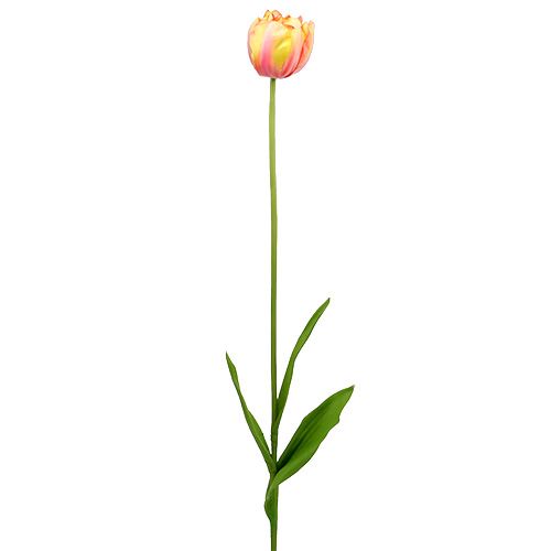 Tulppaanit vaaleanpunainen-keltainen 86cm 3kpl