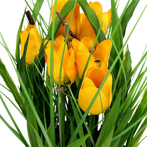 Floristik24 Tulppaanit keltaisessa ruukussa 30cm