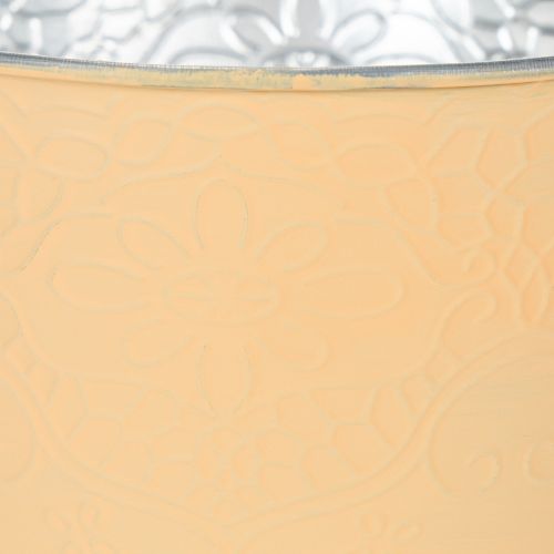 kohteita Metallinen istutusruukku, pastellin oranssi, Ø16cm K14cm