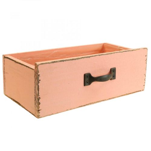 Istutuslaatikko puinen deco persikka 25×13×9cm