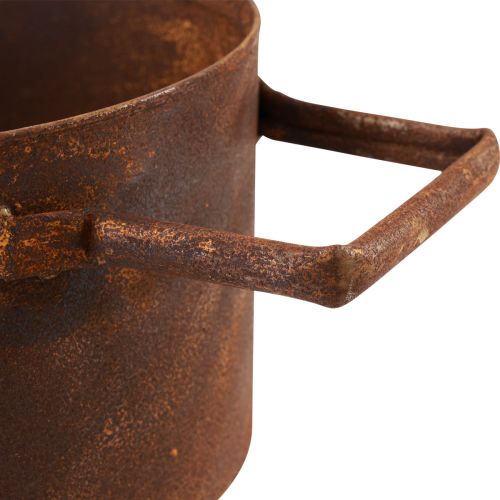 Floristik24 Istutusruukku metallinen ruukku Ø19,5cm/26cm 2 kpl sarja