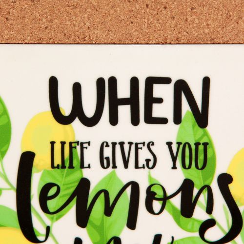 kohteita Coasters Lemon Placematos Kesälajitelma 19,5×19,5 cm 6 kpl