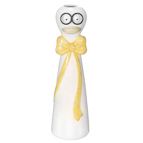 Ankan muotoinen maljakko söpöllä kuviolla hauskaan pöytäkoristeeseen, 24 cm, 2 kpl