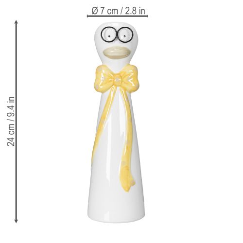 kohteita Ankan muotoinen maljakko söpöllä kuviolla hauskaan pöytäkoristeeseen, 24 cm, 2 kpl