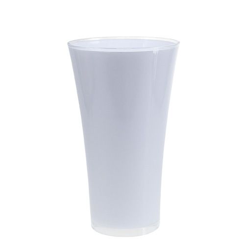 Floristik24 Maljakko “Fizzy” Ø20cm K35cm valkoinen 1 kpl