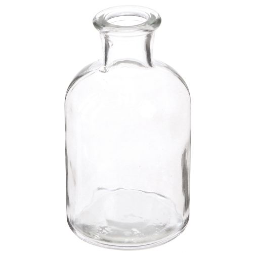 Maljakko lasipullo maljakko lasipullo kirkas Ø5,5cm K10cm 6 kpl