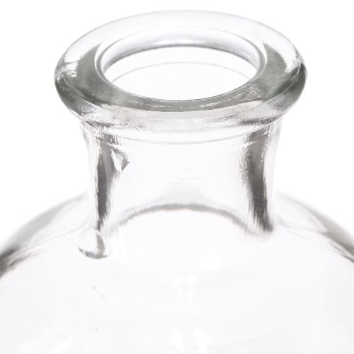 kohteita Maljakko lasipullo maljakko lasipullo kirkas Ø5,5cm K10cm 6 kpl