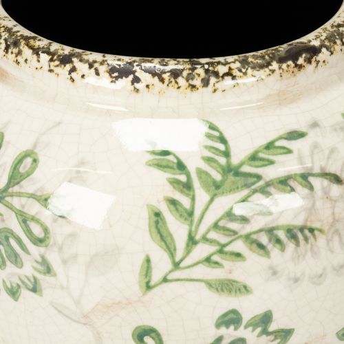 kohteita Maljakko herkällä kasvikuviolla kodin sisustukseen 19 cm