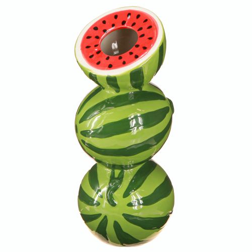 Maljakko vesimeloni keraaminen maljakko kesäkoristelu keraaminen H22cm
