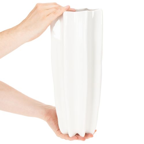 Kukkamaljakko uurrettu moderni koristeellinen maljakko 38cm | Floristik24.fi