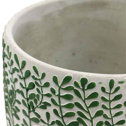 Floristik24 Cachepot Vine Decor, keraaminen astia, istutin Betoni Look Ø20,5cm H17,5cm