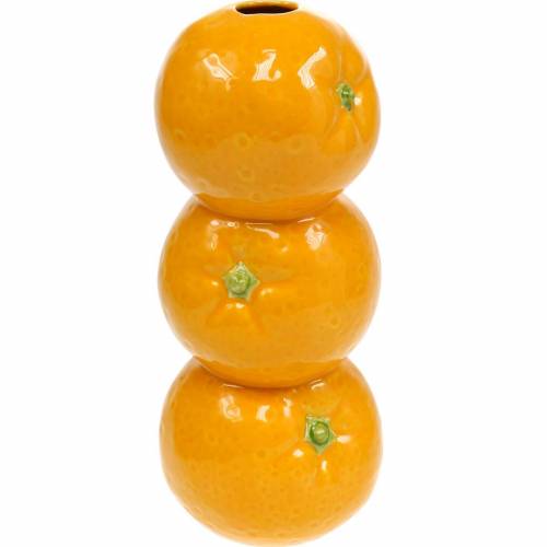 Floristik24 Maljakko oranssi koristelu maljakko keraaminen kesä koristelu sitrushedelmät kukka maljakko