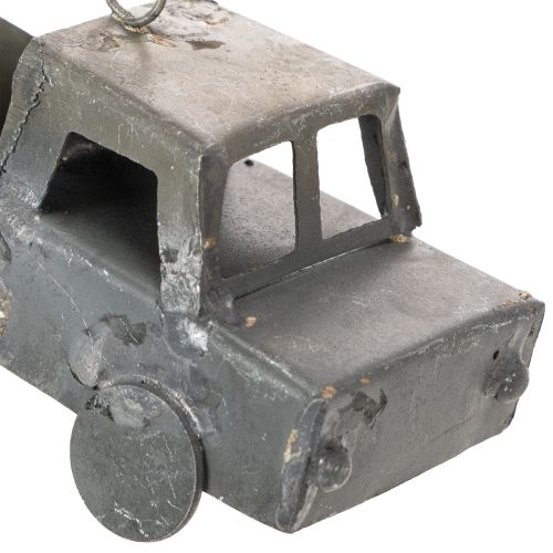 kohteita Vintage-koristeet ripustettaville metallisille autoille, eri kokoja, 9-10 cm, 4 kpl