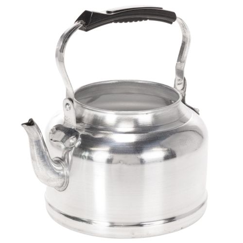 Vintage-koristeellinen teekannu/istutusastia, metallia sinkkijäljitelmällä, Ø19cm, korkeus 15cm ostaa | Floristik24.fi