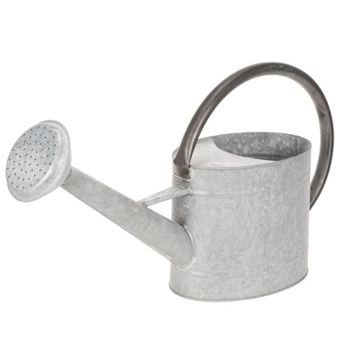 Metallinen kastelukannu, hopeanharmaa, tyylikäs puutarhakoriste, kukkamaljakko, P53cm K29cm ostaa | Floristik24.fi