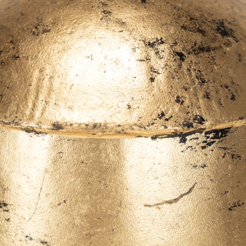 Floristik24 Vintage-kultainen kello mustalla samettinauhalla, korkeus 15 cm