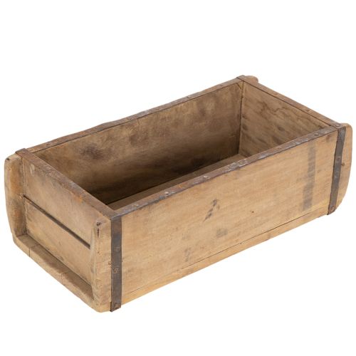 Vintage puinen istutuslaatikko tiilenmuotoinen puu 30cm ostaa | Floristik24.fi