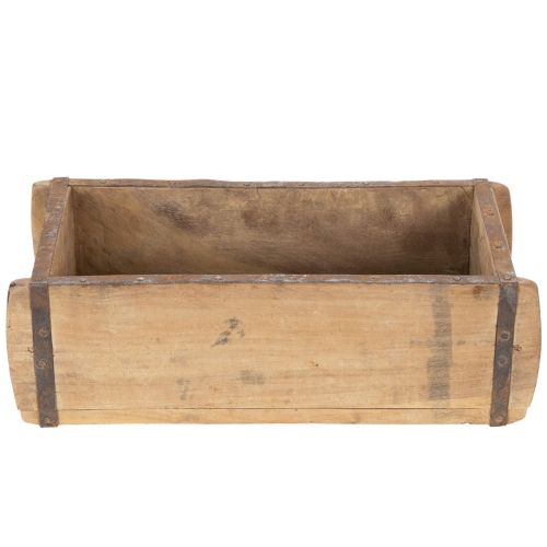 Vintage puinen istutuslaatikko tiilenmuotoinen puu 30cm | Floristik24.fi