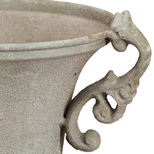 kohteita Vintage pokaali harmaa metallipalkinto kahvalla H22,5cm