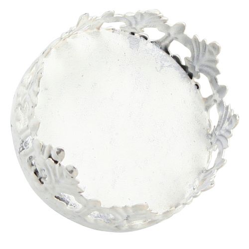 kohteita Vintage kynttilänjalka kiinnitettäväksi valkoinen Ø5,5cm K8cm 4kpl