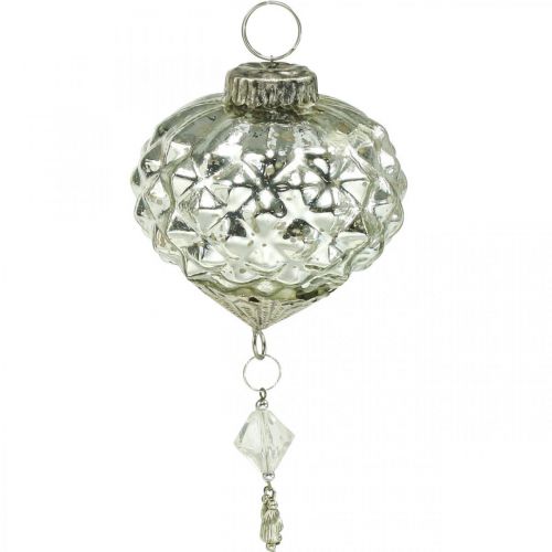 Floristik24 Vintage joulukuusikoristeet lasikoristeet H14/14,5cm 2kpl