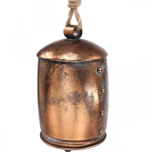 Deco ripustin deco bell metalli kupari vintage Ø13,5cm 49cm