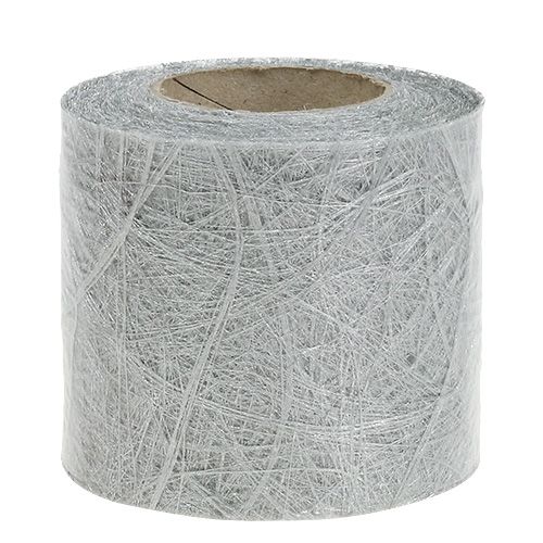 kohteita Fleece 8cm 25m hopea