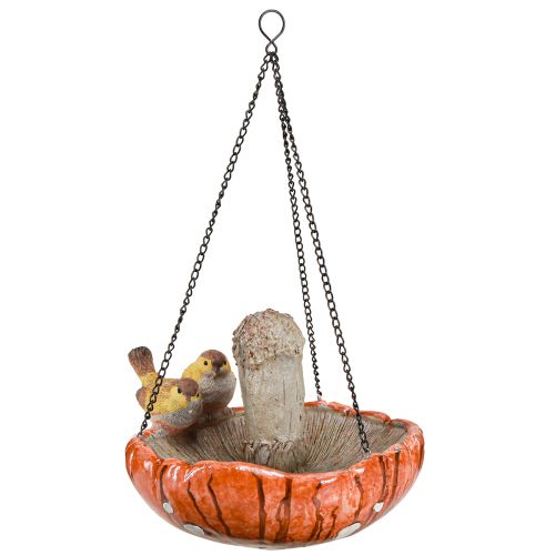 kohteita Lintukoristesyksyn ripustettava sieni 2 linnulla Ø20cm K15cm