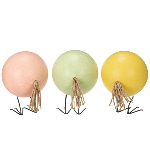 kohteita Koristeelliset tipuhahmot iloisina katseenvangitsijoina kevääseen ja pääsiäiseen, 12 cm, 3 kpl