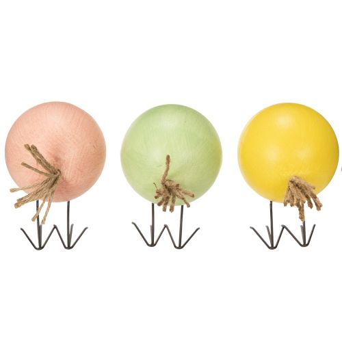 kohteita Pyöreällä koristeellisella tipuhahmolla kevyisiin ja leikkisiin yksityiskohtiin, 9,5 cm, 3 kpl