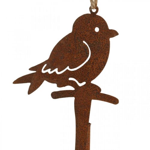kohteita Riippuva koriste patina koriste lintu vintage koriste metalli 28cm