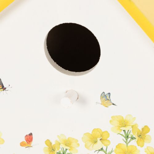 kohteita Koristeellinen linnunpönttö kukkakuviolla sisä- ja parvekekäyttöön, 21 cm