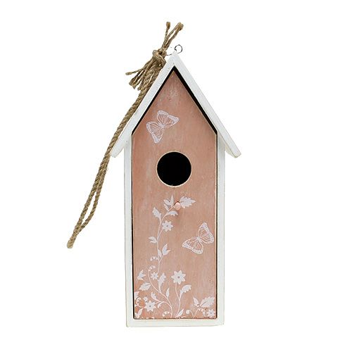 Floristik24 Birdhouse Orange ripustettavaksi 25cm x 9cm
