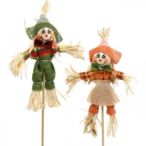 Floristik24 Scarecrow koristeeksi tikkuun Herbstdeko 24St