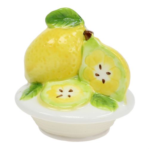 Floristik24 Säilytyspurkki kannella sitruuna 15,5 cm