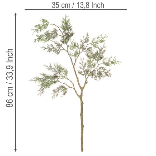 Keinotekoinen katajanoksa, koristeellinen tekonoksa maljakoihin, 86cm | Floristik24.fi