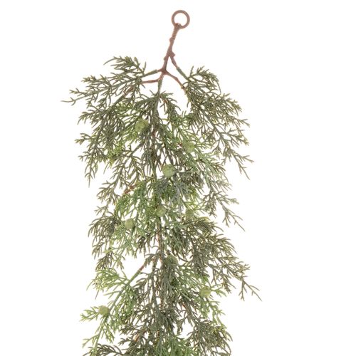 Keinotekoinen katajaseppele, joulukoriste pöydälle tai ikkunaan, 185 cm