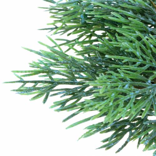 kohteita Koristeellinen katajanoksa käpyillä vihreä, sininen pesty 25cm 2 kpl