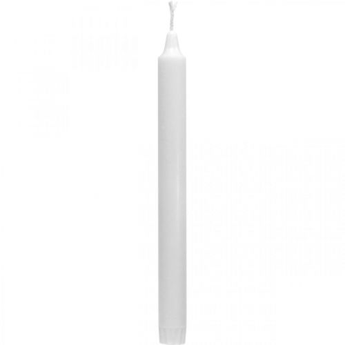 Floristik24 PURE vaha kynttilät sauva kynttilät valkoinen 250/23mm luonnonvaha 4kpl