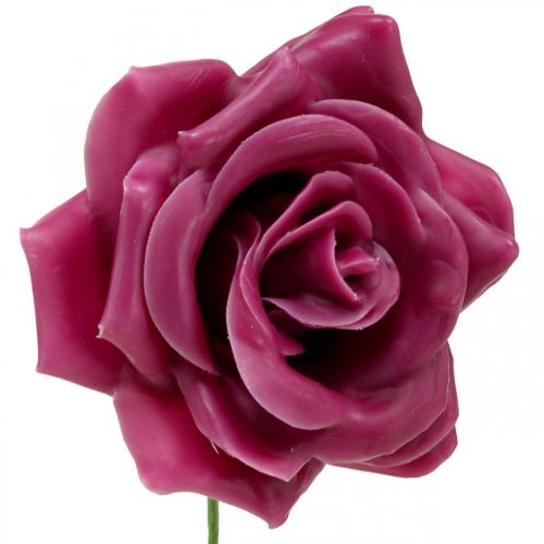 Vaha ruusut deco ruusut vaha pinkki Ø8cm 12p